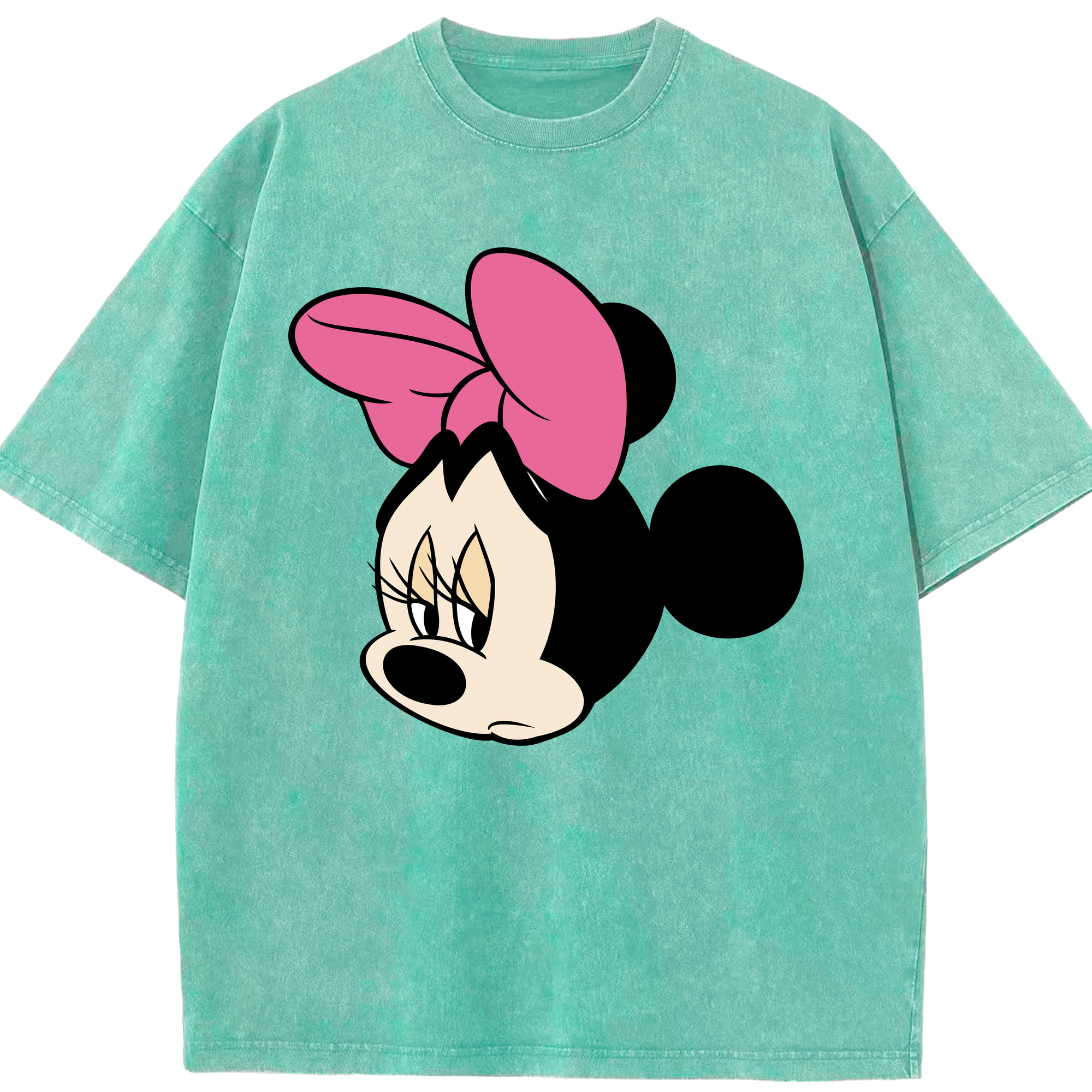 （画像用） ミッキーマウス Mickey Mouse 綿100% ヴィンテージ風 半袖Tシャツ（フロントプリント）